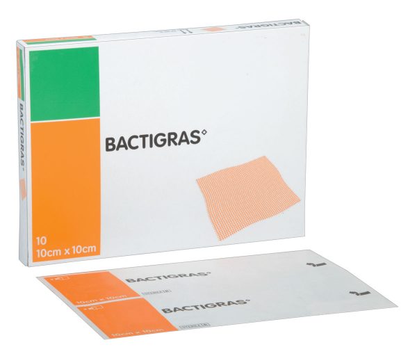 Bactigras - Tulle Gras Dressing - 10.2 x 10.2cm (10/Box)