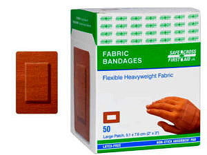 Fabric Bandages - Large Patch - 5.1 x 7.6cm