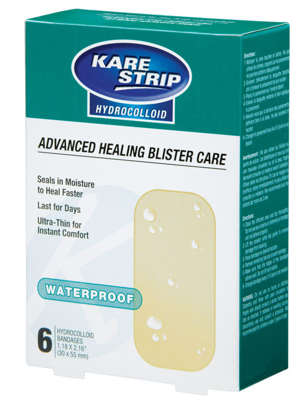 Kare Strip - Hydrocolloid Bandages - Sterile - 3 x 5.5cm (6/Box)