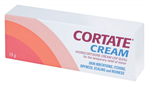 Cortate Hydrocortisone Cream 0.5% 15g (box)