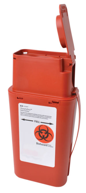 Sharps Biohazard Transport Container - 946mL