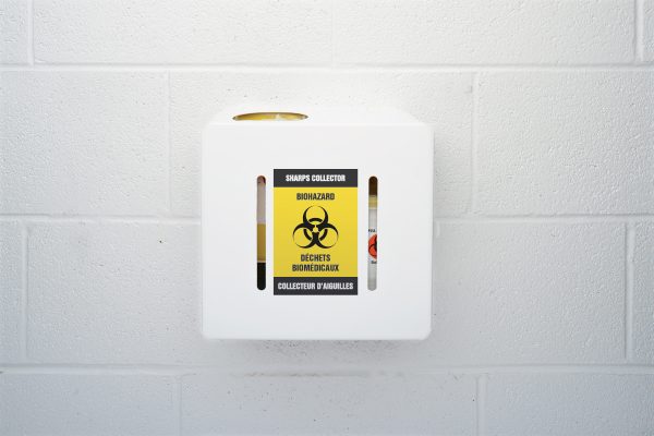 Cabinet for Sharps Biohazard Collector 1.4L - Full Closed