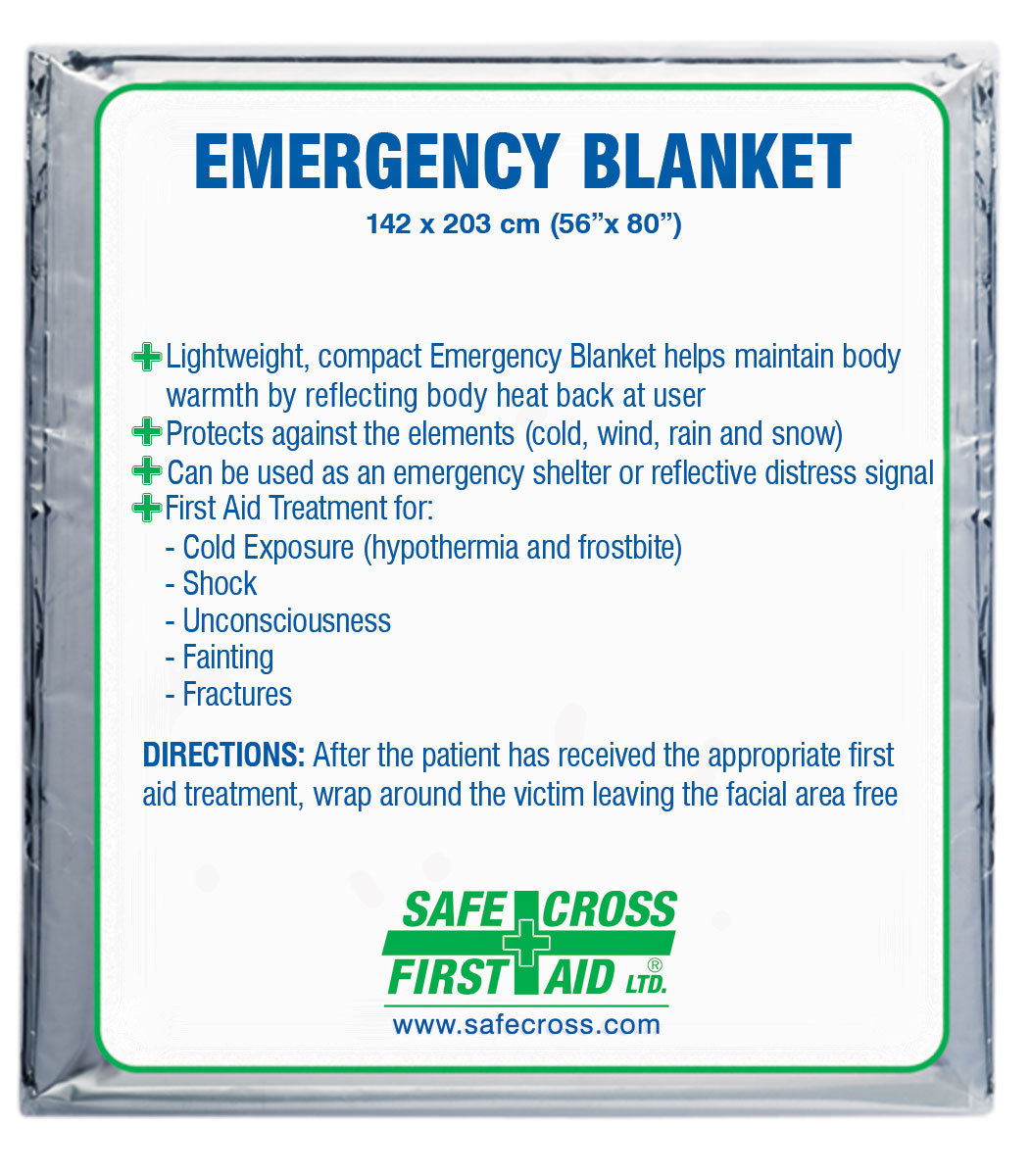 Buy Foil Mylar Emergency Blankets From Canada
