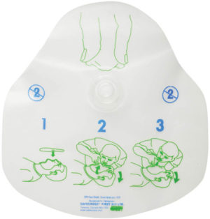 CPR Face Shield w/One-Way Filtered Valve