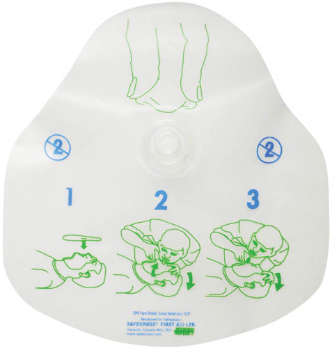 CPR Face Shield w/One-Way Filtered Valve