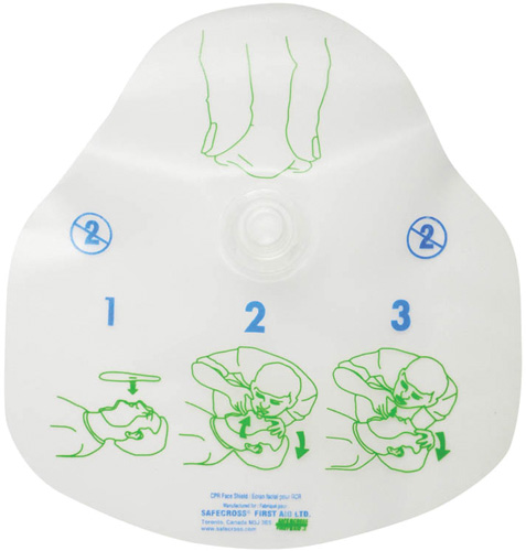 CPR Face Shield w/One-Way Filtered Valve