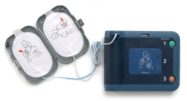 Philips FRx AED Adult Smart Pads II - installed