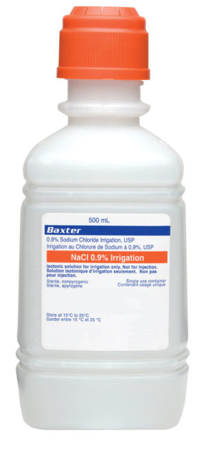 Sodium Chloride Irrigation Solution - Sterile - 0.9%