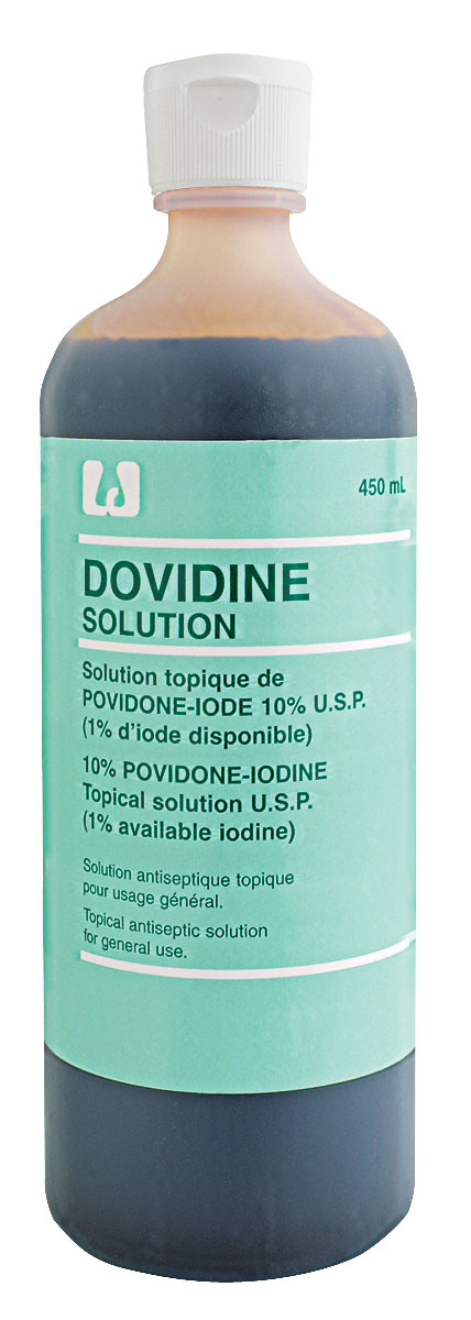 Povidone Iodine solution - Désinfectant pour chevaux