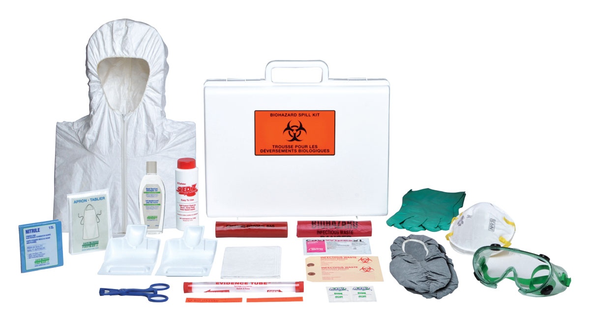 Portable Biohazard Clean Up Spill Kit