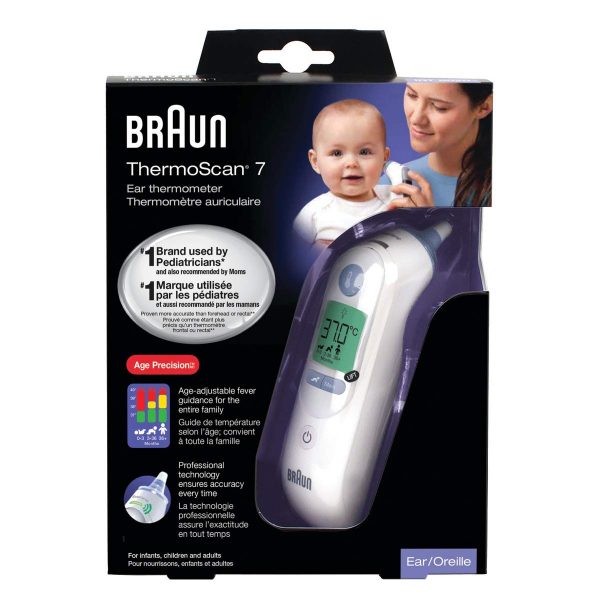 Braun IRT6520CA ThermoScan 7 Ear Thermometer 14610 boxed