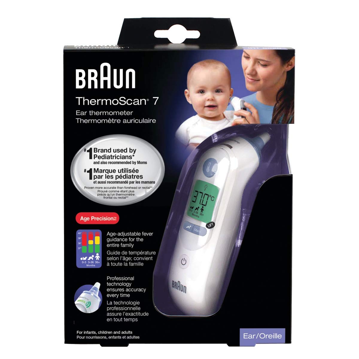 Braun ear clearance thermometer canada