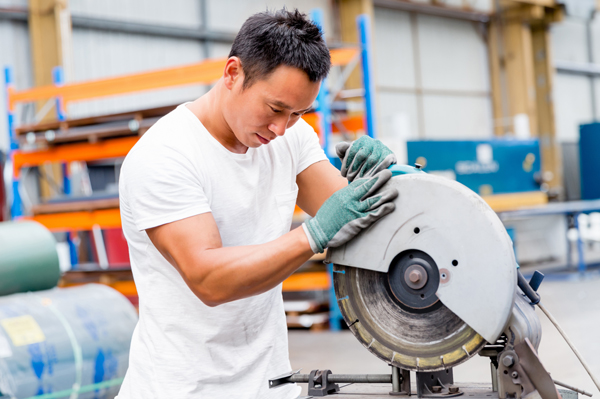 Employee at Saw