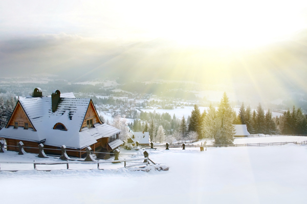 Cabin in the mountians