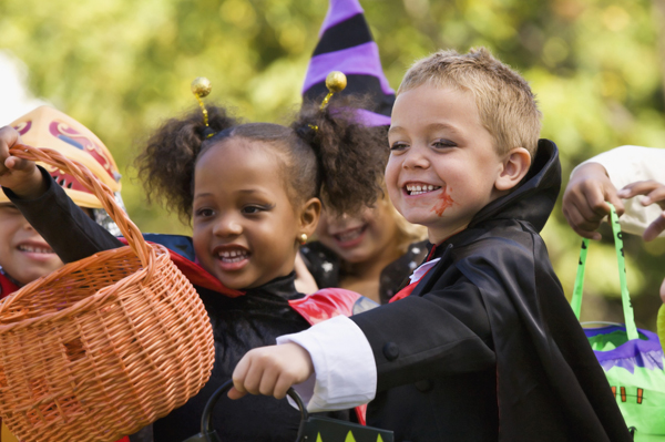 Children Trick-or-Treating