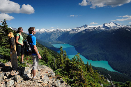 Canadian Hikers in the Wilderness+