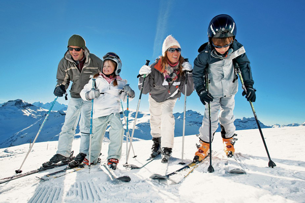 Family Skiing