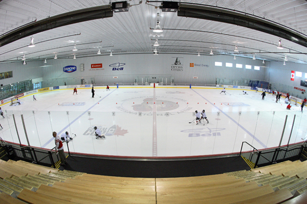 Panorama of Community Ice Rink